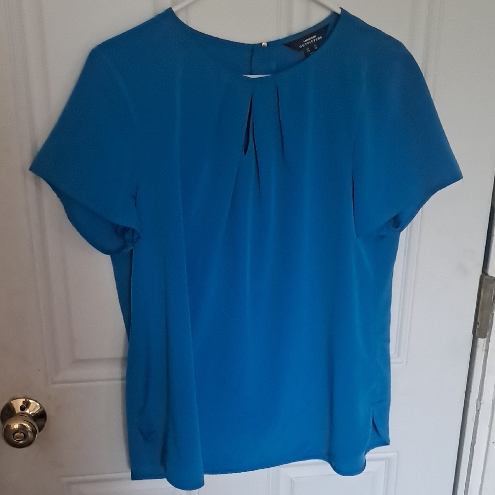 Lands' End Outfitters Vibrant Blue Blouse